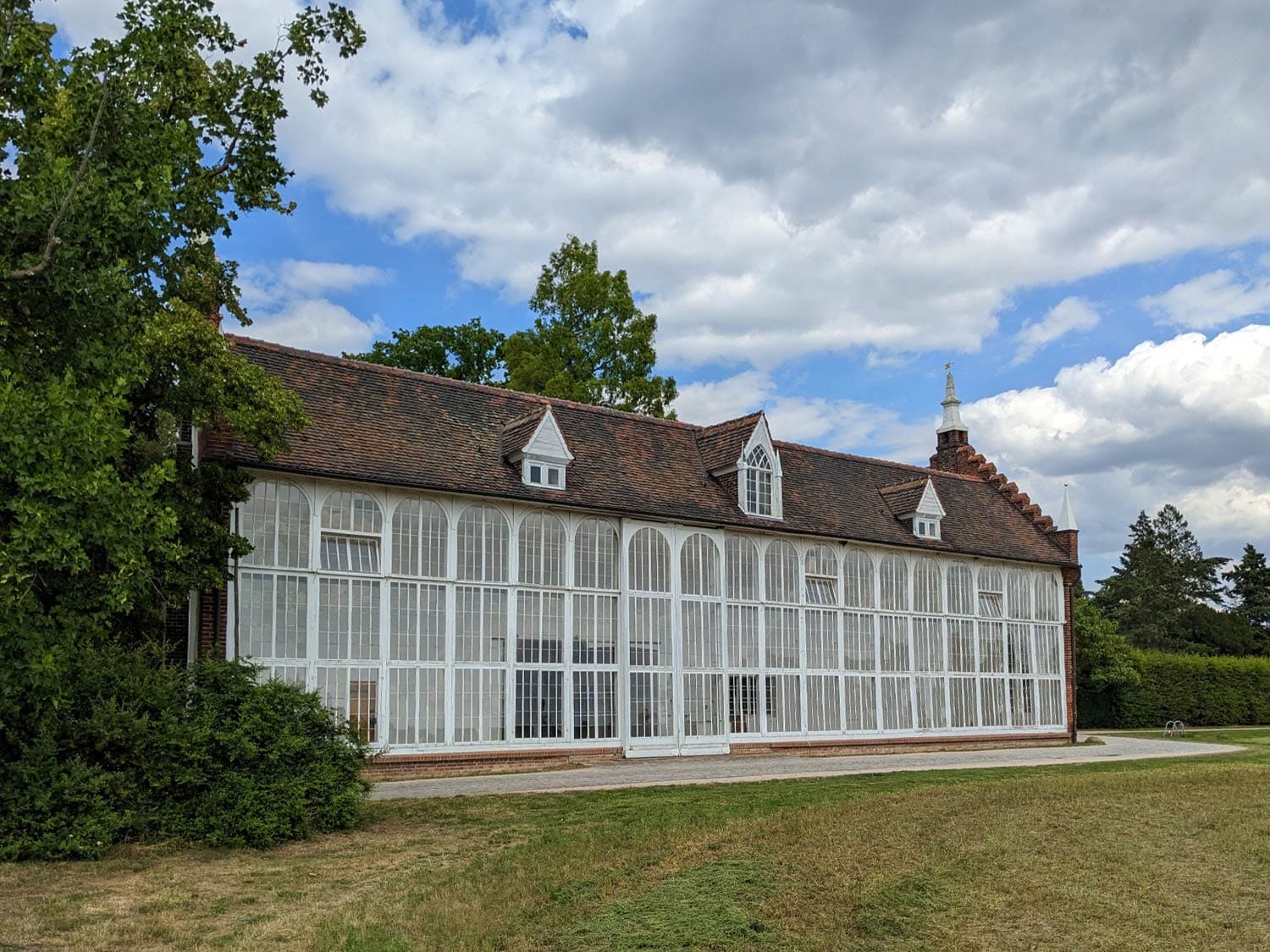 Das schöne alte Palmenhaus im Wörlitzer Park